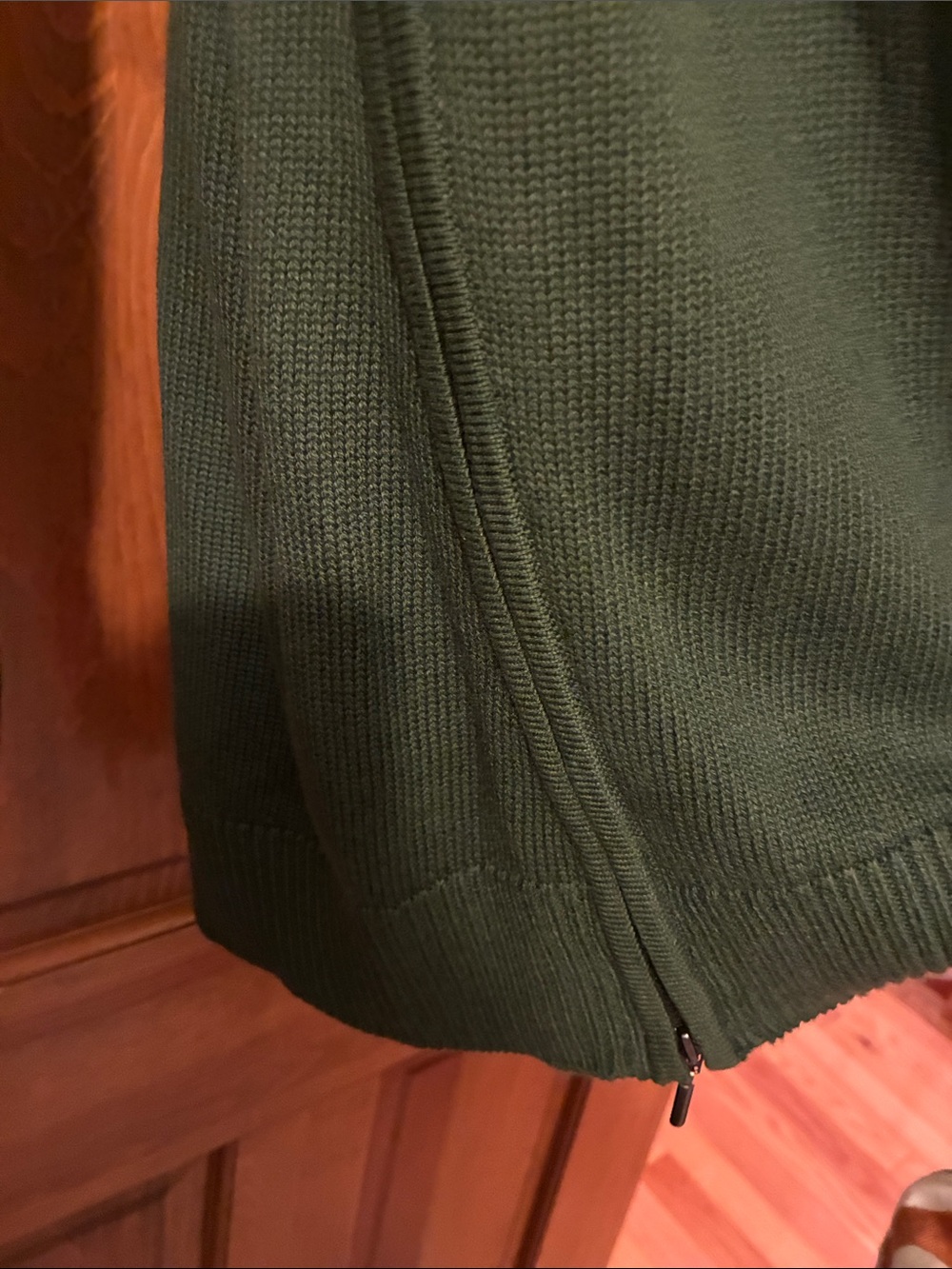 J. Jill Forest Green Open-Front Cardigan - Picture 4 of 6